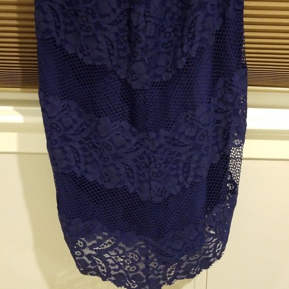 Adelyn Rae blue lace dress - Picture 7 of 9